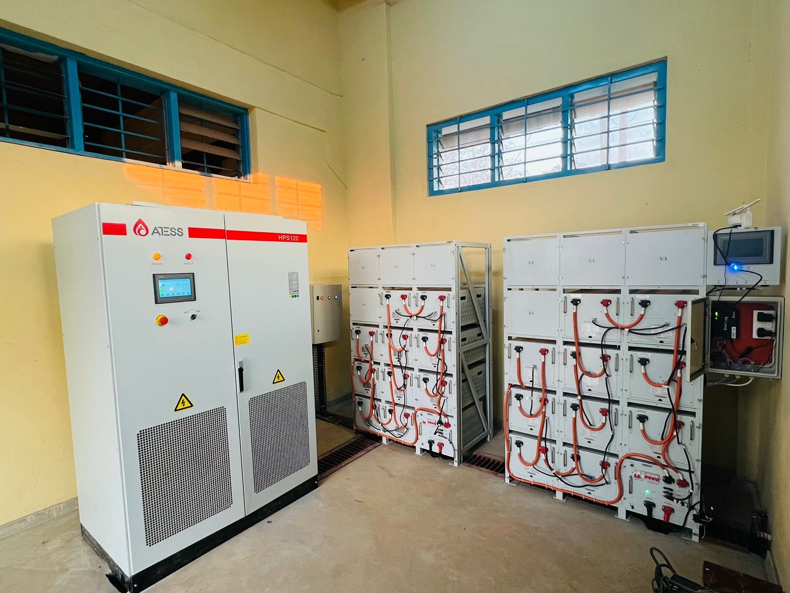 Power system for water booster pump station in Malawi