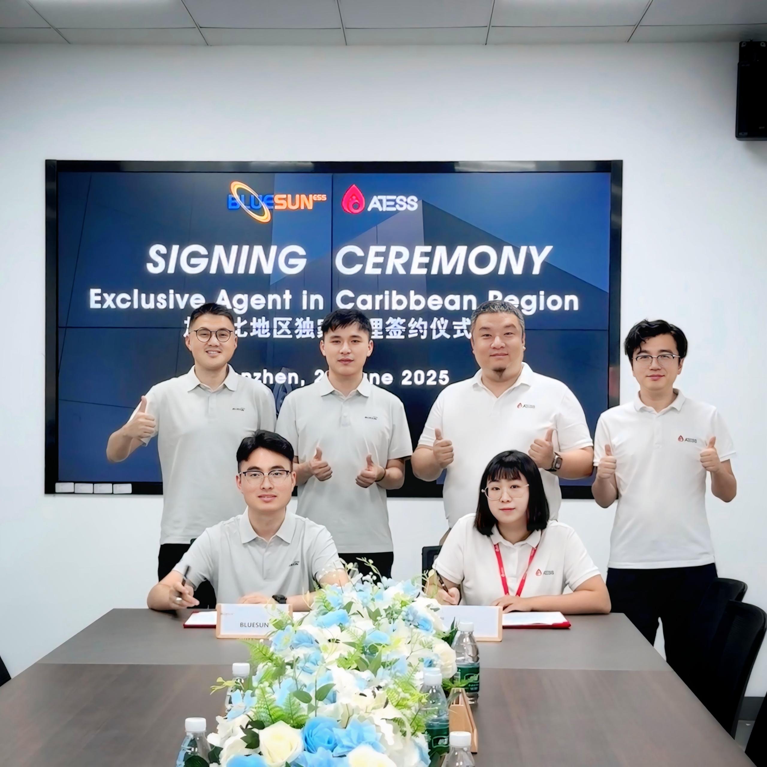 ATESS and Bluesun Join Forces to Expand Commercial & Industrial ESS Market Across Ten Caribbean Nations